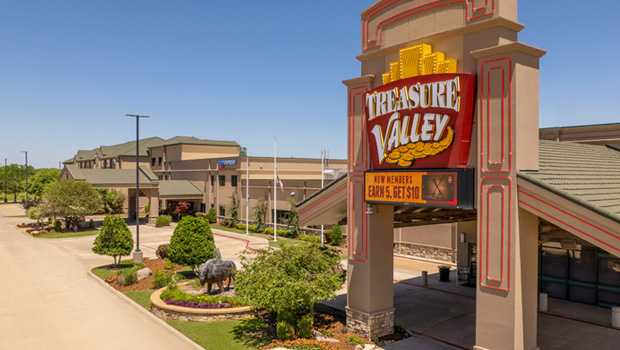 exterior of treasure valley casino